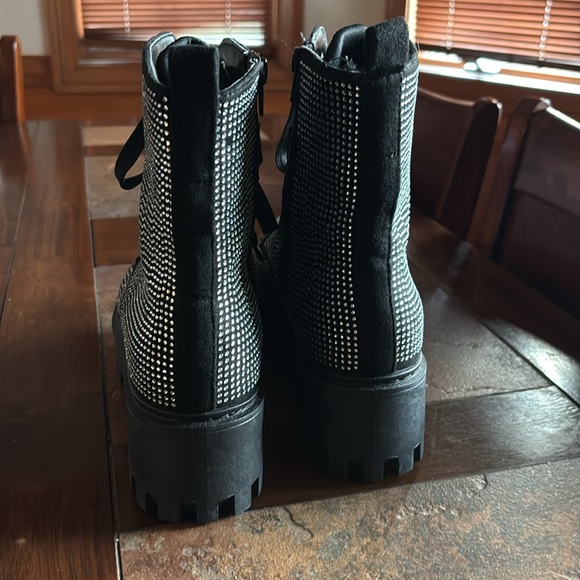 ROUGE Diamond-studded High Heel Boots - Picture 6 of 12